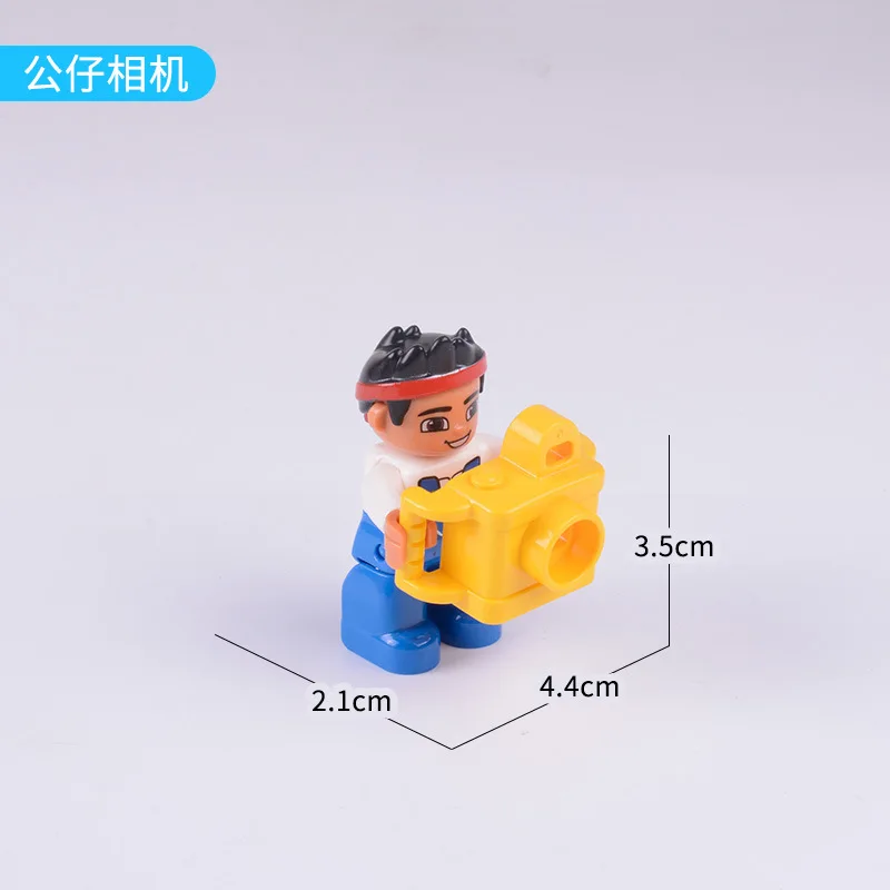 

Legoing Duplo Dolls Camera Figures Accessories Sets Model Building Blocks Bricks Educational Toys For Kids Legoings Duploe Gifts