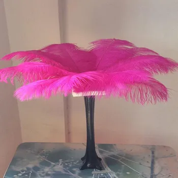 

Wholesale 50pcs / lot Beautiful rose ostrich feathers feather length 14-16 inches / 35-40 cm
