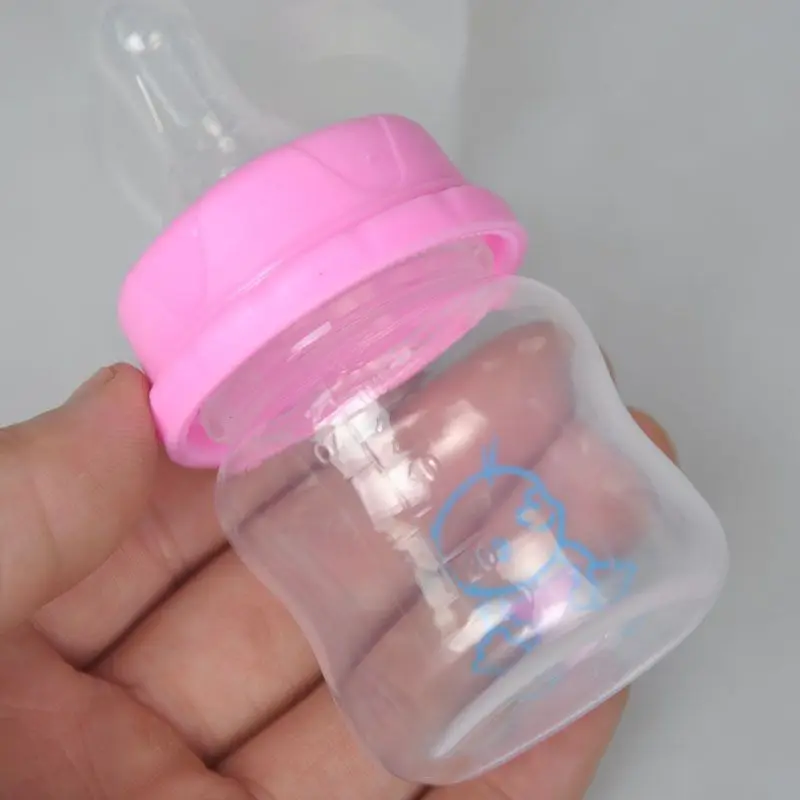 Jual 2 Warna Botol Bayi Bayi Bayi Cangkir Anak anak Belajar Makan Botol Minum Anak anak PP Jerami Jus Botol Air 60 Ml