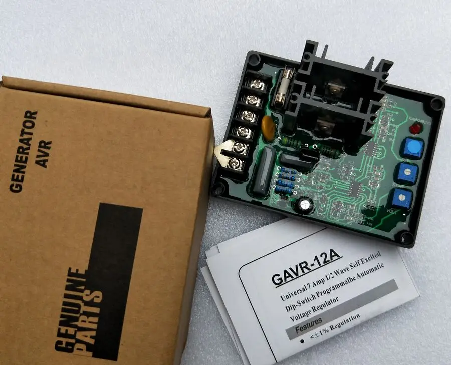 Автоматический регулятор напряжения AVR 12A GAVR для Stamford бесщеточный генератор GAVR12A
