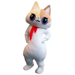Кошка маскоты костюм нарядное платье для взрослых размеры животных Тема костюмы необычные для празднования Хеллоуина реклама