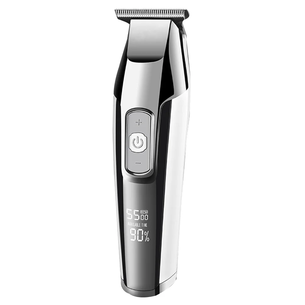 

Portable Men Gift Cutting USB Charging Hair Clipper LCD Display Simple Salon Tool Cordless Home Beard Trimmer Powerful