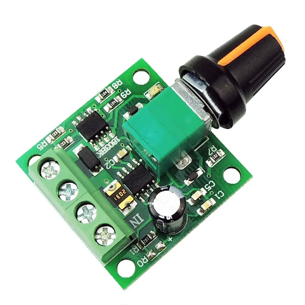 

1.8v 3v 5v 6v 7.2v 12v 2A 30W DC Motor Speed Controller Mini DC Motor Speed Regulator controls PWM Adjustable Driver Switch