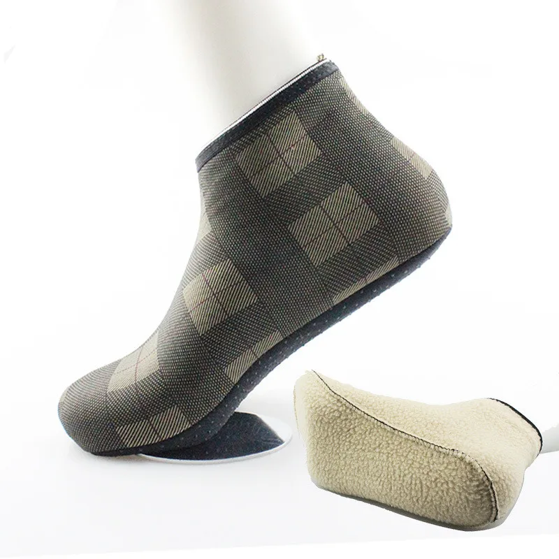 Новое поступление года нескользящие носки зимние Утепленные теплый плюш носки-тапочки для Для мужчин 12 пар/лот
