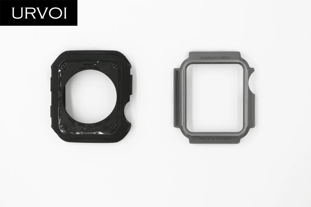 Чехол URVOI для Apple Watch series 3 2 1 pc жесткий защитный силиконовый чехол iWatch