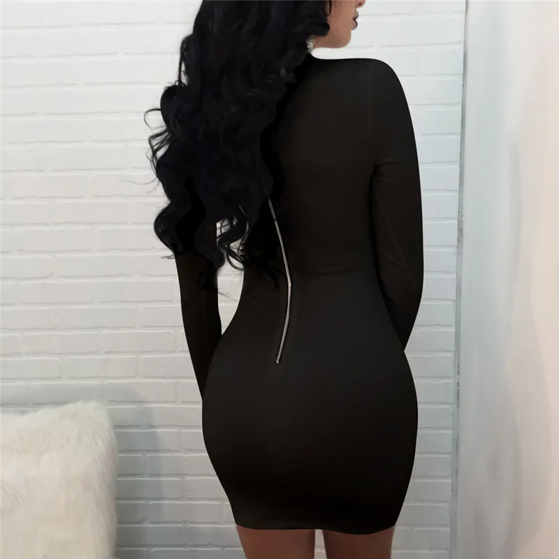 Spring Autumn New Rhinestone Long Sleeve Bodycon Dress Women Sexy Hollow Out Club Wear Short Party Sparkly Dresses Robe Vestidos Spring Autumn New Rhinestone Long Sleeve Bodycon Dress Women Sexy Hollow Out Club Wear Short Party Sparkly Dresses Robe Vestidos