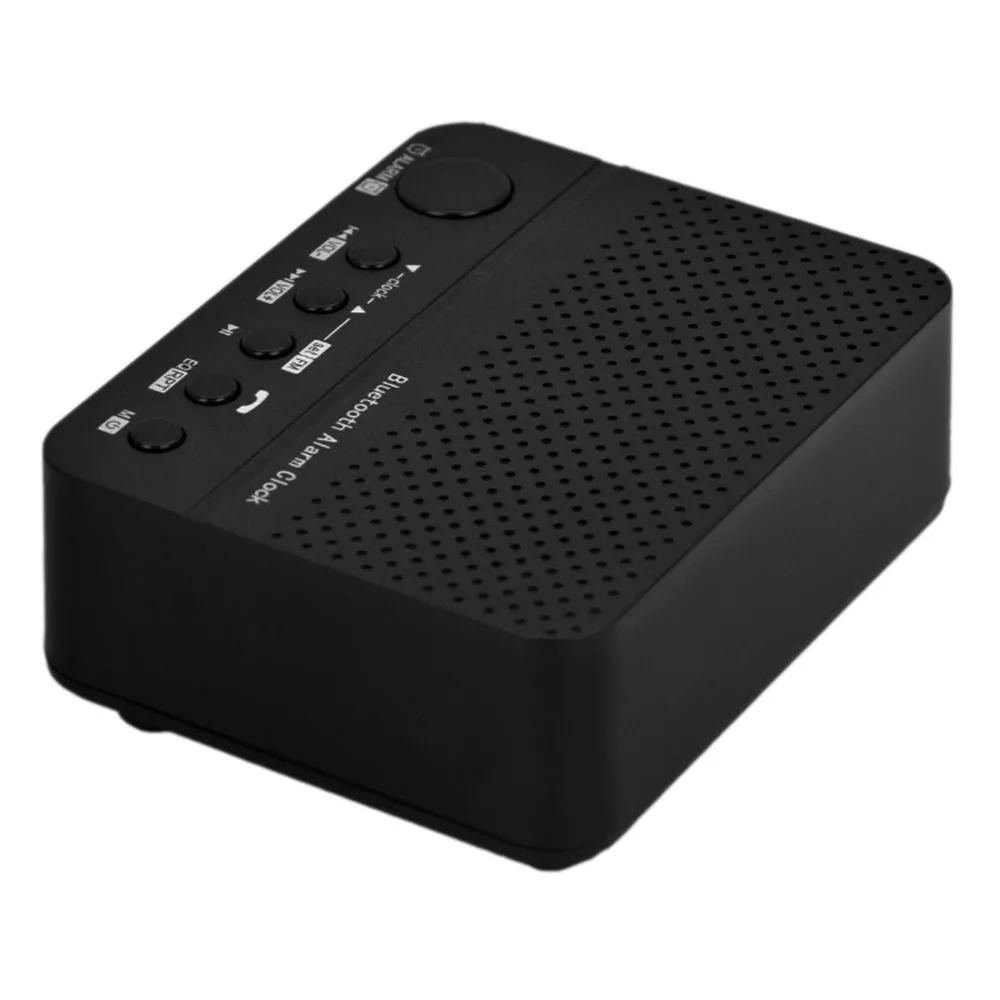 Настольные Беспроводные Bluetooth колонки Будильник FM радио TF карта MP3 плеер линия в громкой связи с микрофоном светодиодный дисплей