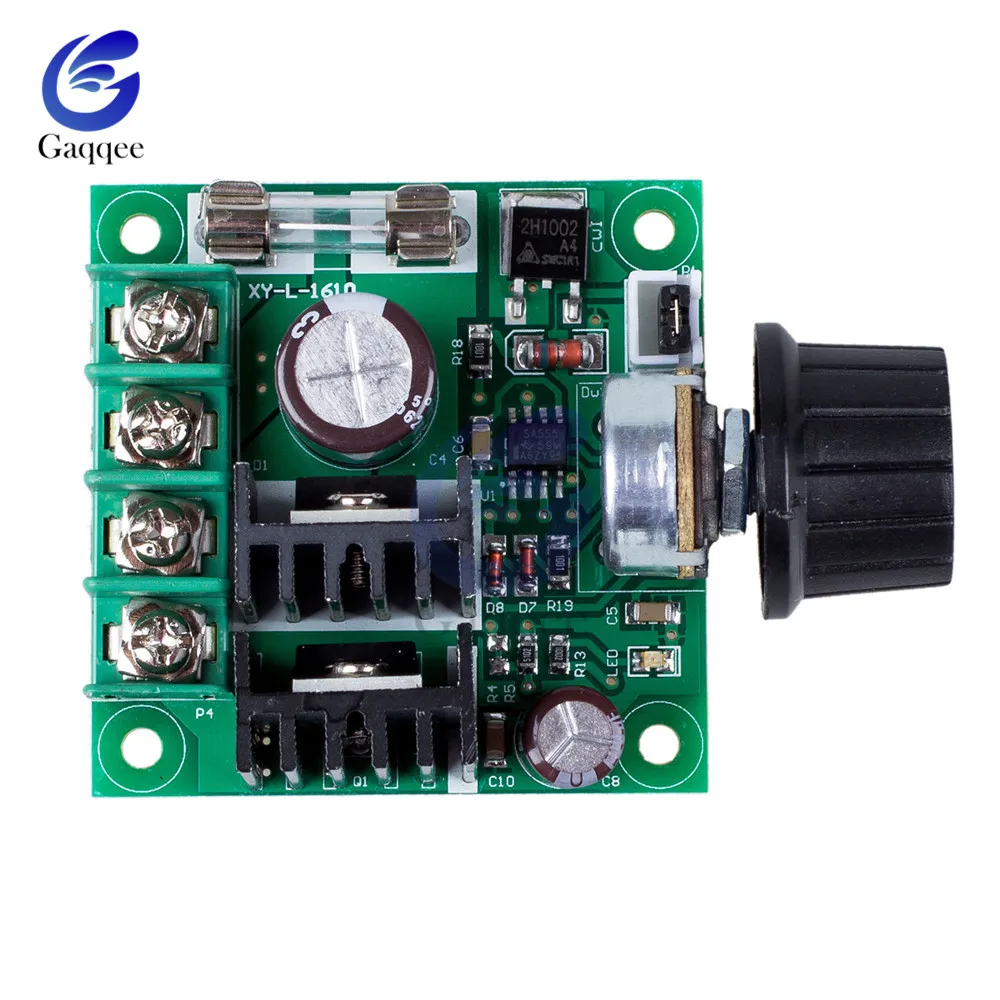 DC 12 V-40 V 32V 24V 10A режимы Auto, pwm контроллер скорости двигателя постоянного тока Напряжение регулятор w/ручка диммер 400 Вт плата Модуль гибкий кабель