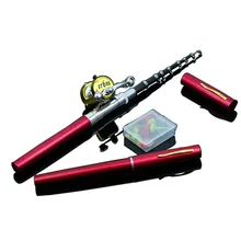 Точечный разрыв Высококачественная 1,6 метра Удочка из нержавеющей стали Мини Портативная прочная Удочка телескопическая удочка быстрая транспортировка