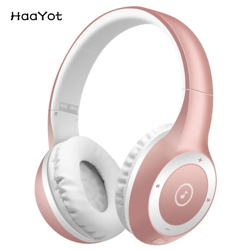 HAAYOT беспроводные Bluetooth наушники Складные стерео гарнитура Handsfree с микрофоном