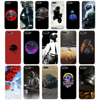 

346WE PUBG Bulletproof helmetsSoft Silicone Tpu Cover Case for huawei Honor 7a pro 7x 7c Nova 2i 3 3i p smare