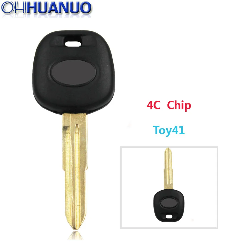 

ID4C Chip Transponder Key with TOY41 Blade For Toyota Auto Car Transponder ID4C Keys