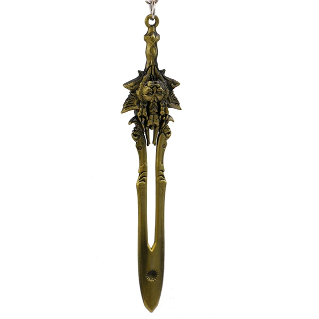 God of War sword of Olympus pendant keychain sterling silver 925