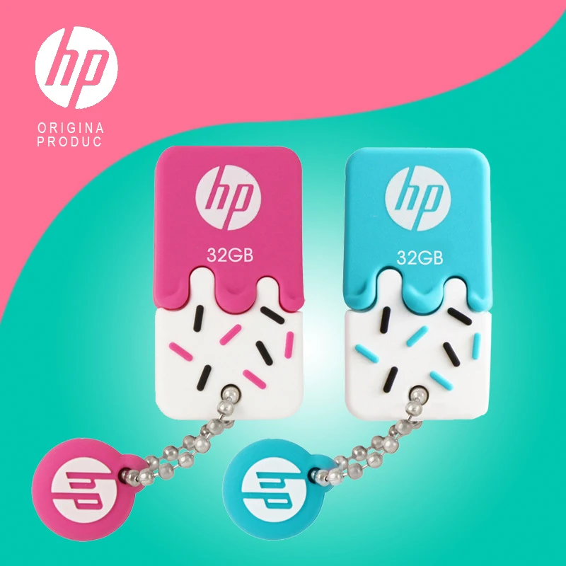 Лучший Оригинальный hp USB флеш диск 32 ГБ флеш накопитель 64 ГБ com X178b 16 Гб мультфильм Cle usb Mini Memory Pendrive автомобильный компьютер двойного назначения