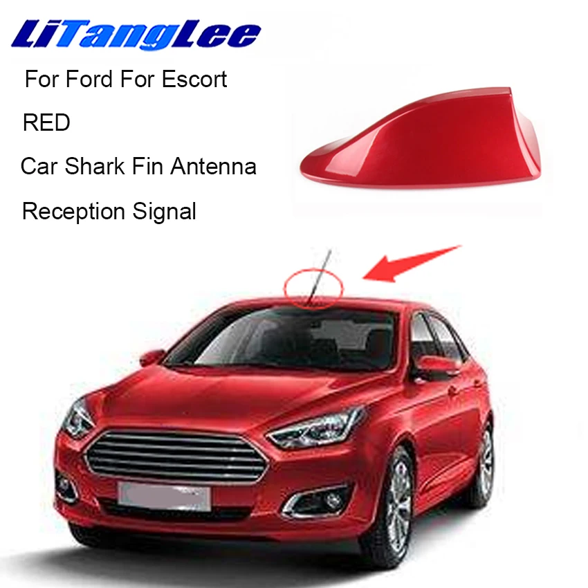 

Litanglee для Ford для сопровождения Красный Авто радиосигнала антенны на крыше антенны Автомобильные укладки модификация автомобиля декоративн...