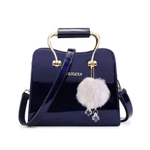 Новые роскошные сумки женские сумки дизайнерские простые женские Офисные Сумки из лакированной кожи сумки через плечо известные бренды