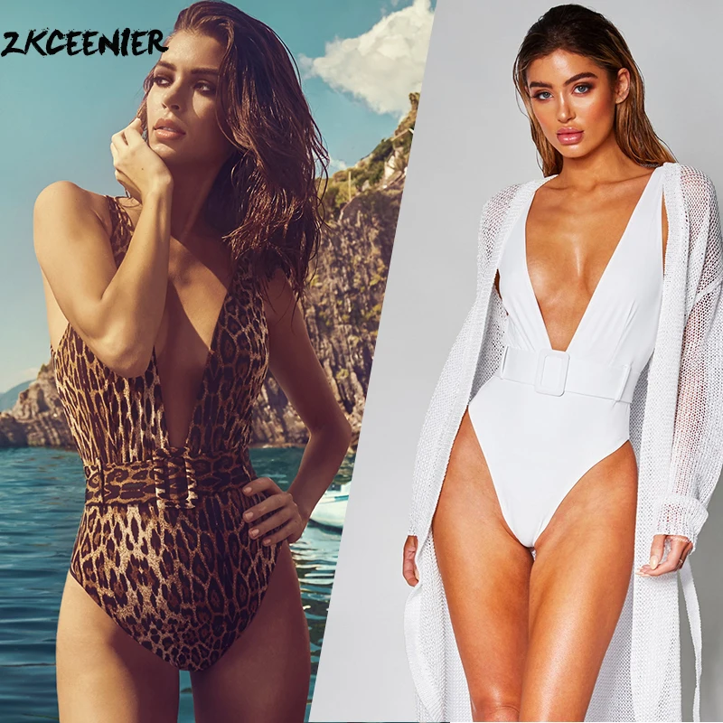 

Halter One Piece Swimsuit Swimwear Women Sexy Bodysuit Deep V Piece Swimwear Bathing Suit Women Beach Wear Badpak Monokini