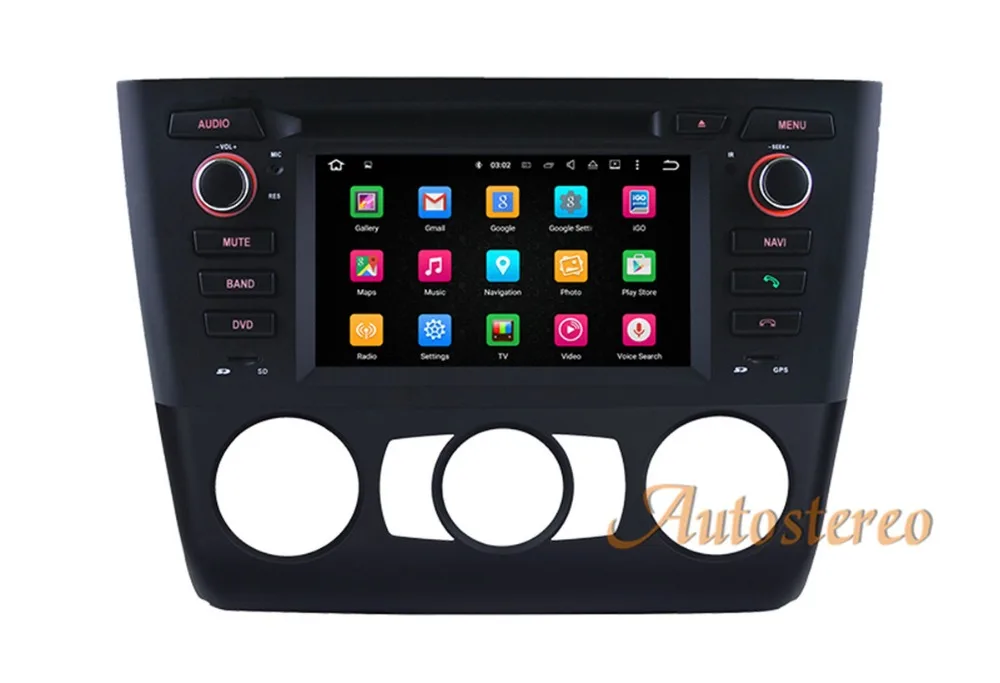 Discount Android 9 Car GPS Navigation DVD player Headunit For BMW 1 Series E81 E82 E87 E88 116i 118i Car radio tape multimedia player IPS 2