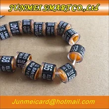 100 шт. личные настройки голубь кольца птица кольцо нога кольца определить Dove резинки 8 мм пластиковые Алюминиевые кольца