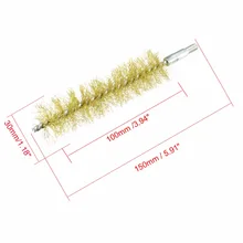 UXCELL высокое качество 2 шт. щеточная машинка для трубка в виде бутылки M6 Медный провод для чистки труб 30 мм в диаметре. Щетки для чистки