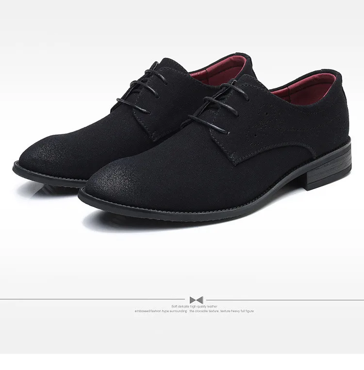 Merkmak/большой размер 47-48; мужская повседневная обувь; брендовая замшевая обувь; классические броги в стиле ретро; Туфли-оксфорды; удобная мягкая мужская обувь на плоской подошве
