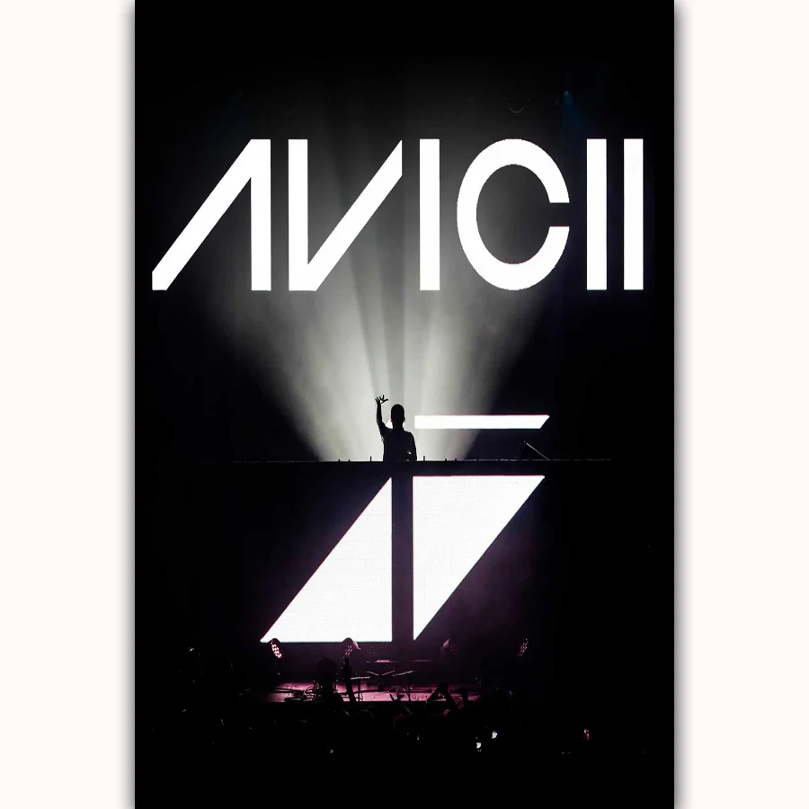 FX230 Hot Custom Picture DJ Avicii EDM DJ Music Singer Star New Poster Art Silk Light Canvas Modern Home Room Wall Print Decor
