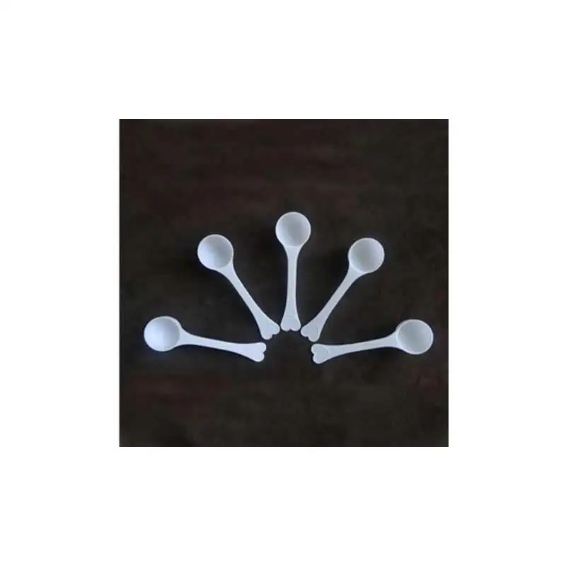 

Free Shipping 500pcs/lot 3g Spoon 3 gram 6ML Food Grade PP Medical Milk Powder Liquid Round-bottomed Spoon Plastic Scoop