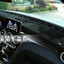 Для Mercedes-Benz A-Class W176 A160 A180 A200 A250 2013- фланель Dashmats приборной панели крышки тире колодки коврик в машину на заказ