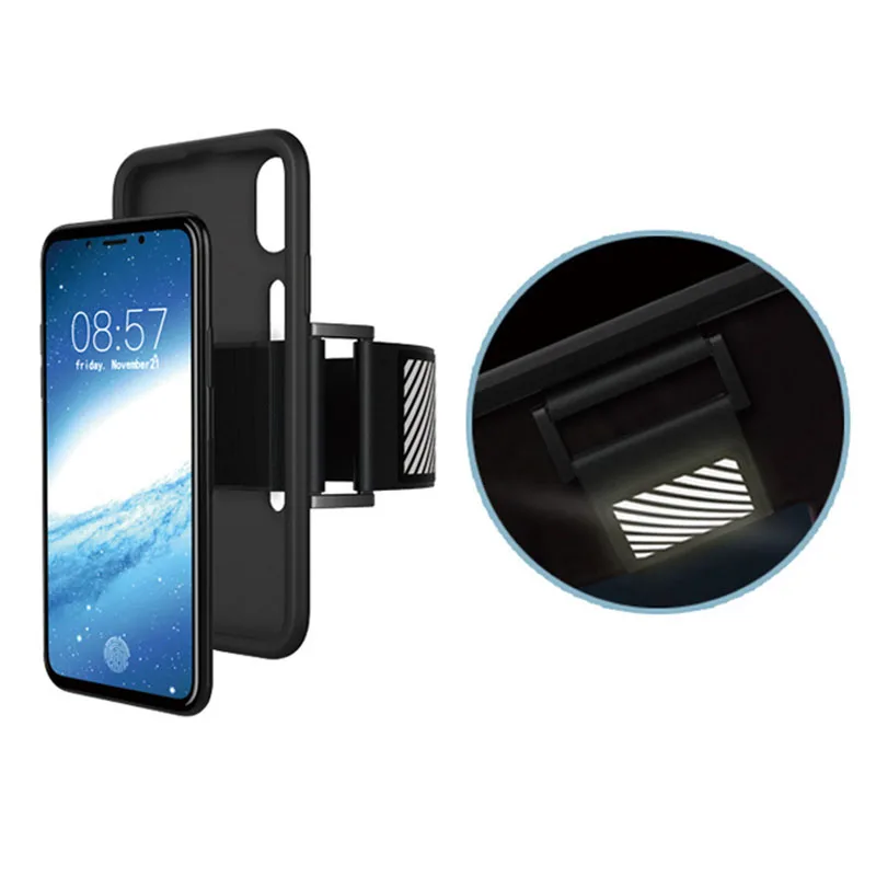 الرياضة الذراع مع iphonex جراب هاتف لعصابة الذراع حركة شارات بيع
