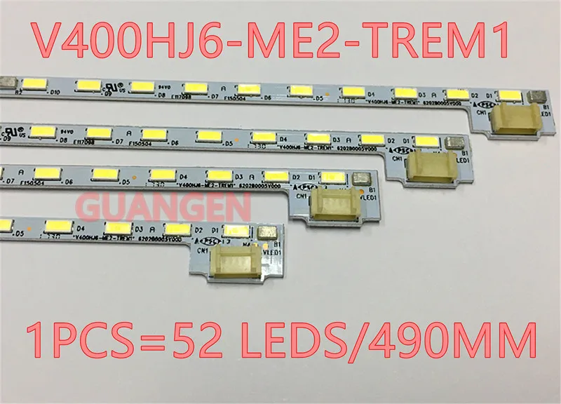 

20pcs FOR Repair Sharp LCD-40V3A LCD TV LED backlight Article lamp V400HJ6-ME2-TREM1 V400HJ6-LE8 1PCS=52LED 490MM is new