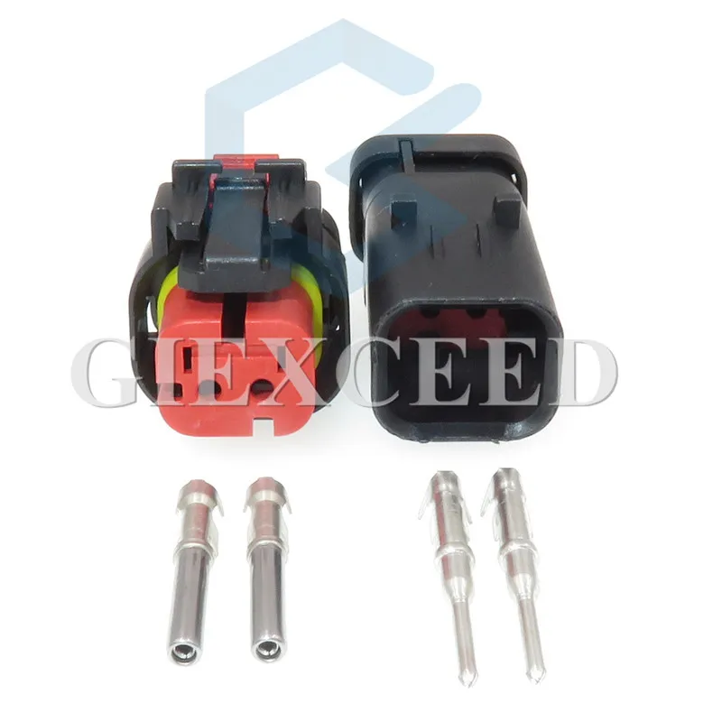 

2 Pin Car Auto Camshaft Sensor Plug Female Male Waterproof Electrical Wiring Harness Connector For Cars Excavator