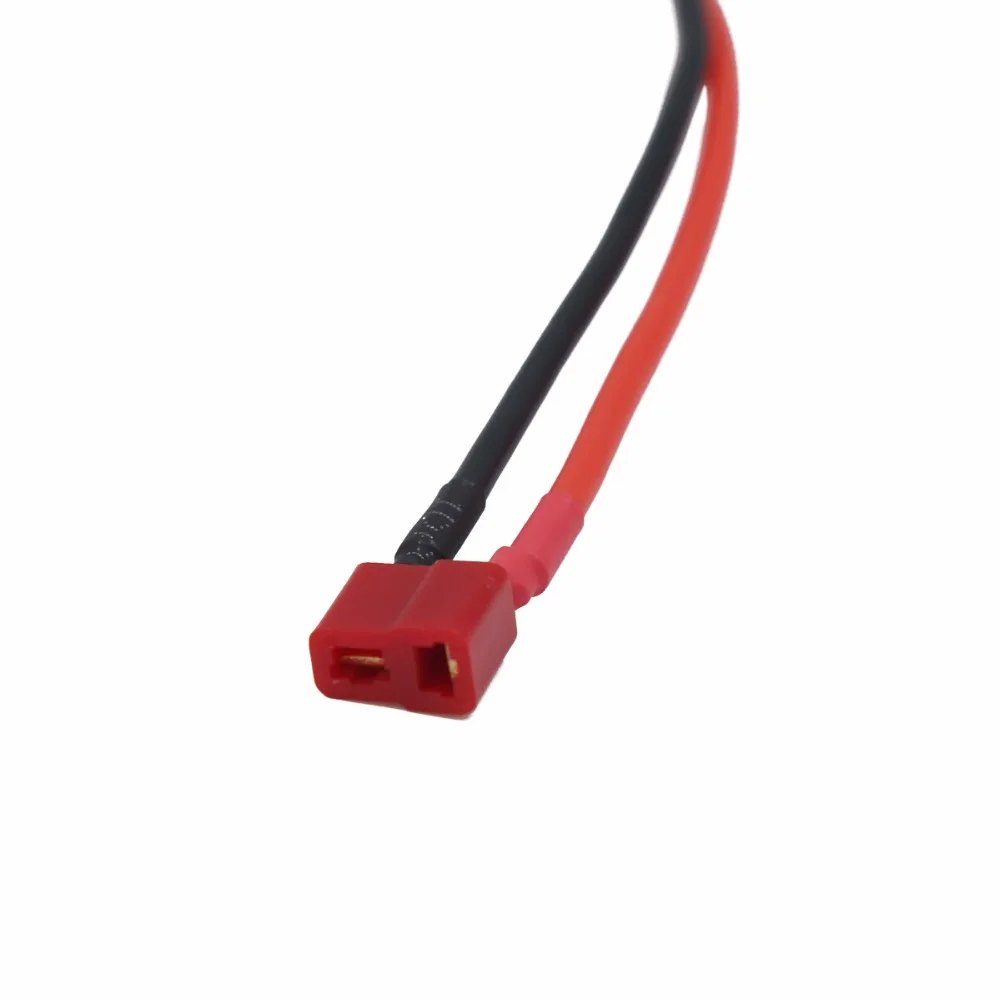 T Plug Connector Male Female with Housing 10CM Silicone Wire 12AWG FPV Parts 40%Off