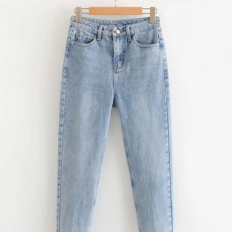 

HY63-8666 European and American Fashion Short Front Jeans