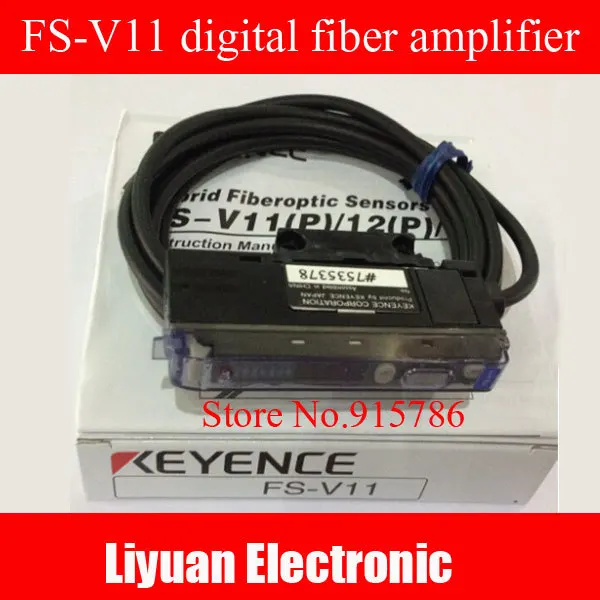FS-V11 Keyence Fiber Optic Photoelectric Sensor Amplifier FSV11 New 