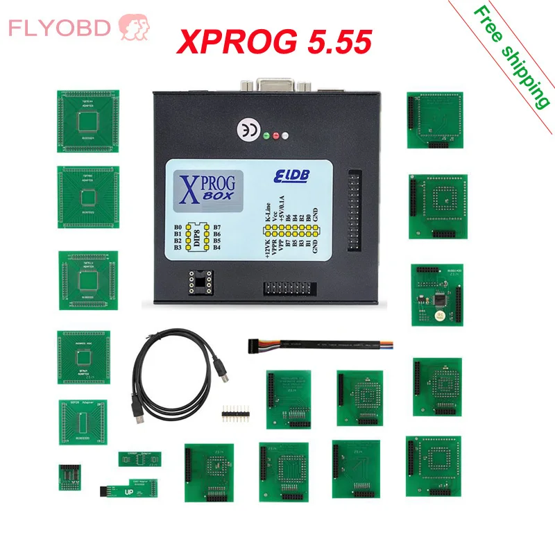 Последний XPROG M V5.84 ECU чип Тюнинг Комплект xprog X-prog 5,84 с USB dongle ECU программист OBD2 сканер Поддержка для bmw cas4