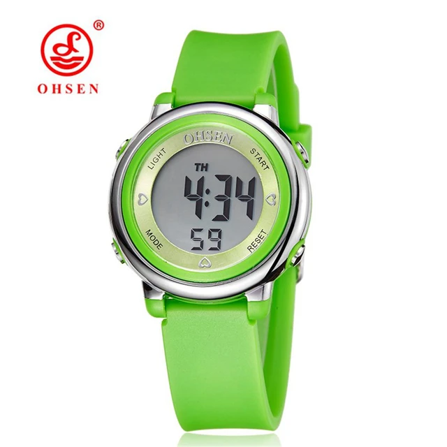 2016 OHSEN brand digital LCD kids girls fashion wristwatch cute pink Rubber stra 2016 OHSEN brand digital LCD kids girls fashion wristwatch cute pink Rubber stra