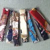 New Silk Small Women Fashion Scarf Hair Bags Handle Decoration Tie Multifunction Hand Ribbon Scarf 4*100cm M30 2