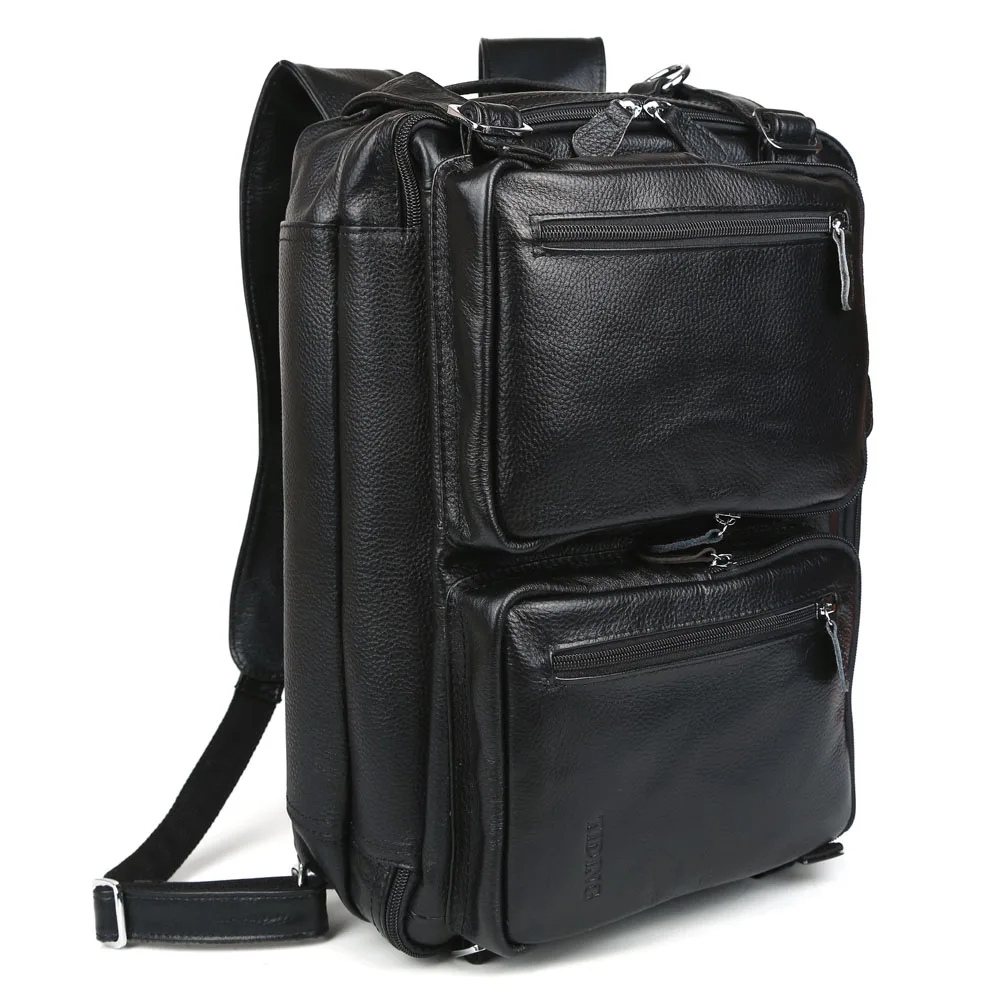 

TIDING men's Real Leather Business Travel Laptop Bags Carry on Hand bag Briefcase Shoulder Bag 3013