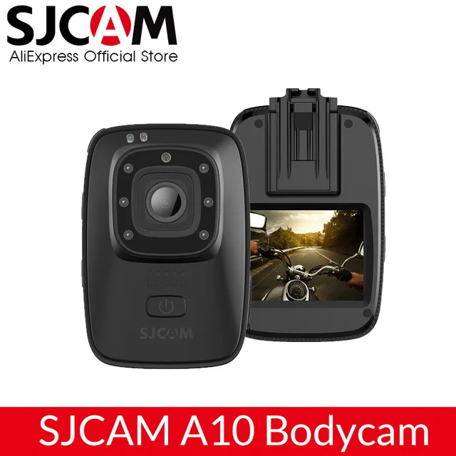 

SJCAM A10 Portable Body Camera Wearable Infrared Security Camera IR-Cut Night Vision Laser Positioning Action Camera