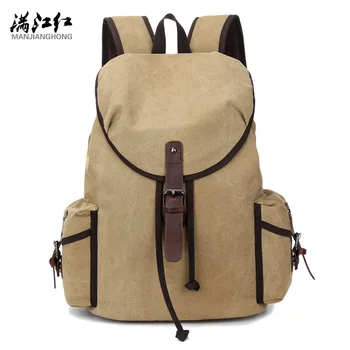 

Cross-border special for 2018 new canvas men's shoulder Korean version practical bag large capacity travel bag student bag
