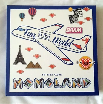 

signed MOMOLAND autographed mini4th album FUN TO THE WORLD CD+photobook K-POP 072018