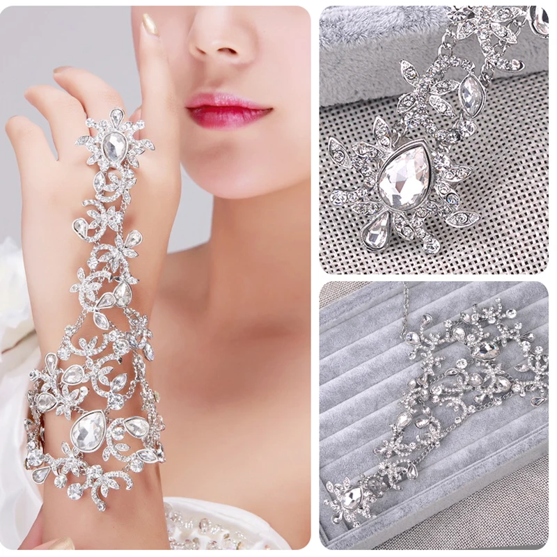 Buy Bridal Chain Bracelet Wedding Dress Accessories
