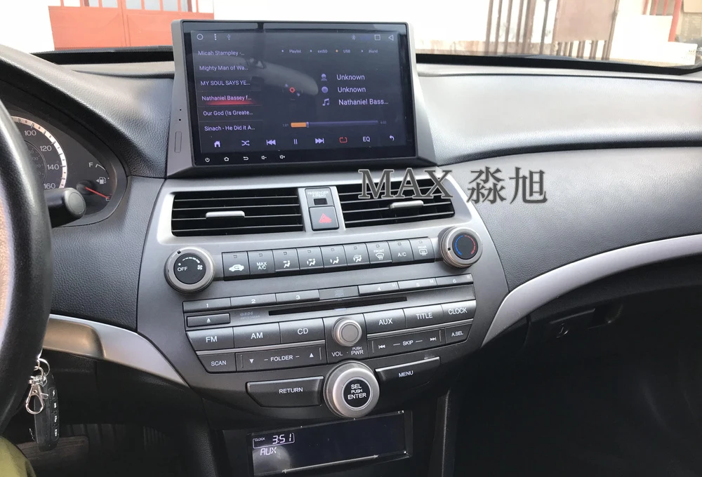 Clearance MAX Android 8.1 Car DVD For Honda Accord 8 North American Version Car Radio RDS Bluetooth Call/Music WiFi SWC GPS Free Map 0