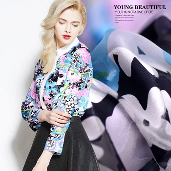 

Summer silk raw silk fabric soft silk fabric transparent dress cotton fabric wholesale cotton cloth cotton printed fabric