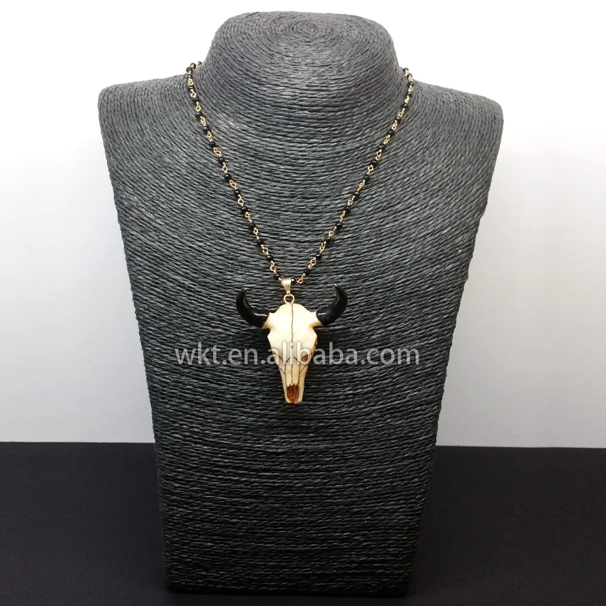 Оптовая продажа ожерелье из смолы для крупного рогатого скота|necklace wholesale|horn