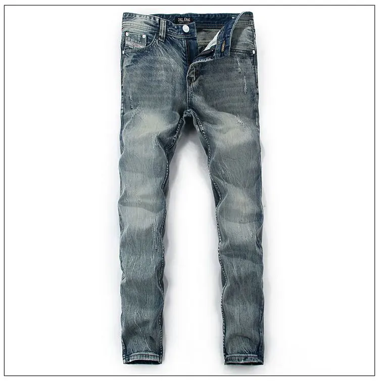 High Quality Famous Designer Brand Men Jeans Pants New Arrival Denim Jeans Men Motorcycle Denim Biker