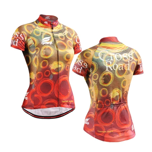 Женская велосипедная Джерси воздухопроницаемая одежда для катания на велосипеде/быстросохнущая велосипедная спортивная одежда Ropa Ciclismo рубашка Топ gear цветы - Цвет: Серый