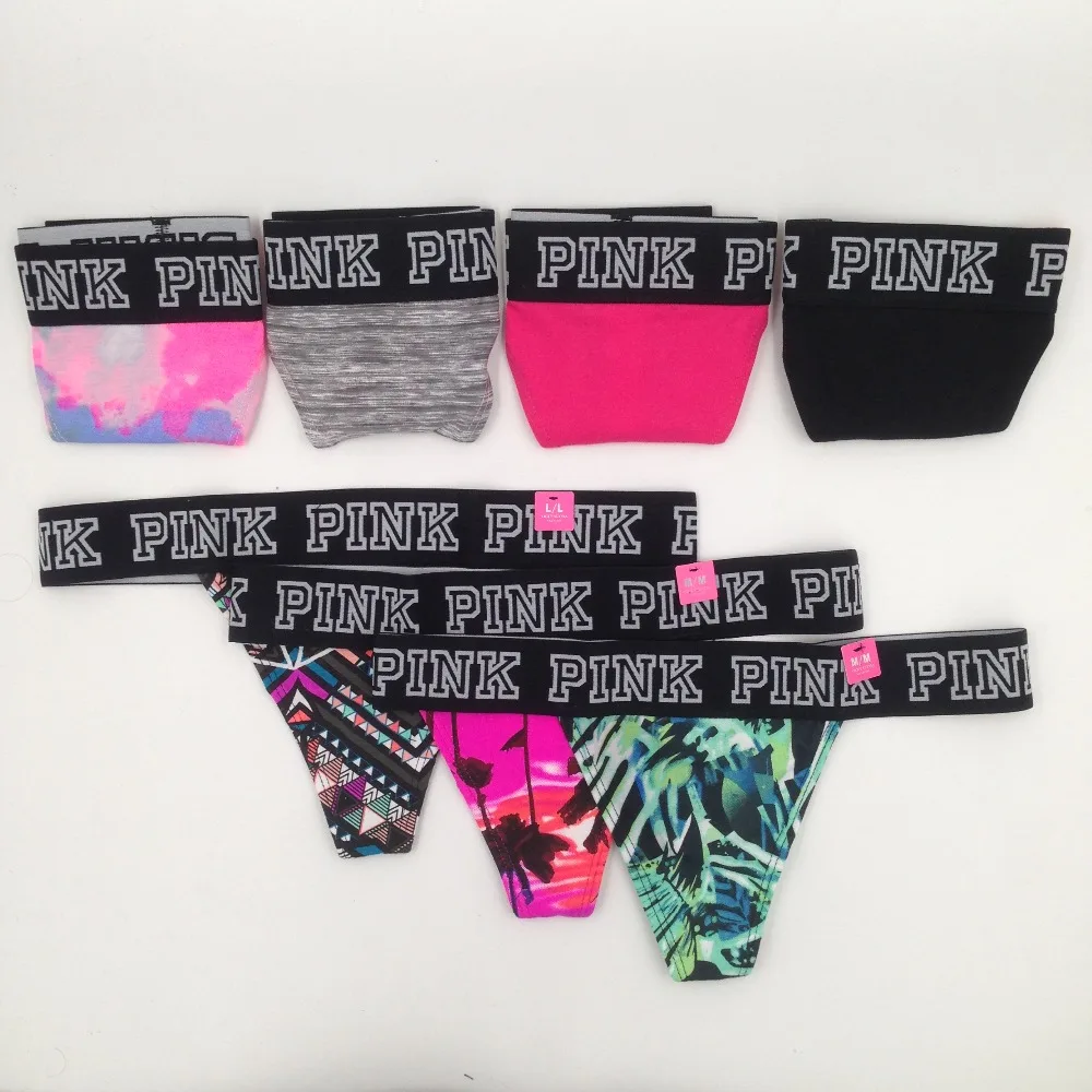 ECTIC 7 colors Beautiful Sexy Women G String Thongs Low Waist Briefs Sexy Panties B02