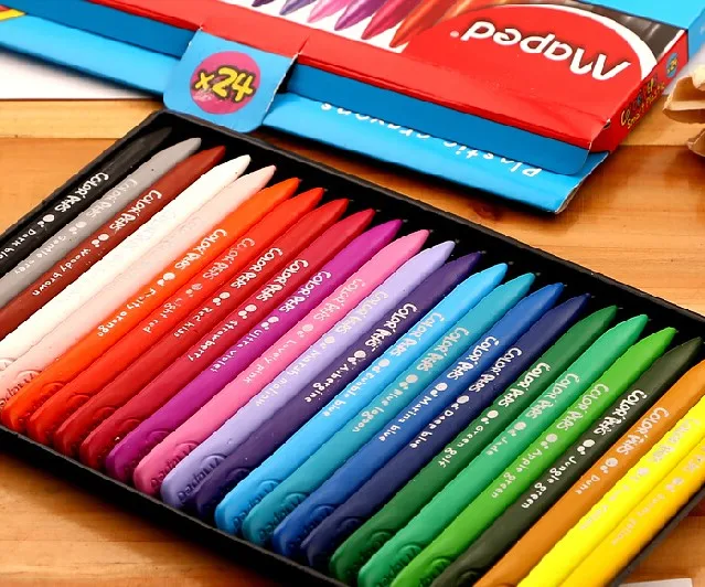 colored pencil Non toxic wax Crayon edible kids drawing Supplies