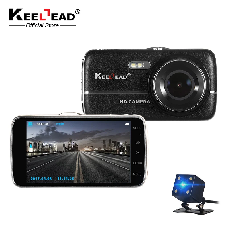 imágenes para KEELEAD H6S 4.0 "IPS FHD Coche DVR Dash Cam 1080 P LDWS ADAS con vista Posterior Auto Registrator Grabadora de Vídeo Digital Videocámara imágenes para KEELEAD H6S 4.0 "IPS FHD Coche DVR Dash Cam 1080 P LDWS ADAS con vista Posterior Auto Registrator Grabadora de Vídeo Digital Videocámara